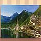 Oil painting European style landscape Alps Alpine calm. Pictures. sharaeva-elena. Online shopping on My Livemaster.  Фото №2