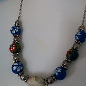 Винтаж handmade. Livemaster - original item Vintage necklaces: vintage necklace SUMMER MOOD. Handmade.
