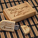 Wooden flash drive with engraving in a box, a gift made of wood. Flash drives. fleshki22. My Livemaster. Фото №5