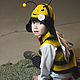 Felted vest for the boy 'Young bees'. Childrens vest. Nataly Kara - одежда из тонкого войлока. My Livemaster. Фото №4