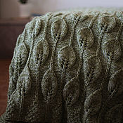 Для дома и интерьера handmade. Livemaster - original item Knitted black cardigan cocoon Oversize. Handmade.