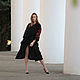 Платье - кимоно с вышивкой «Black Lotus», Платья, Москва,  Фото №1