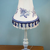Для дома и интерьера handmade. Livemaster - original item Nim table lamp with embroidery. Handmade.