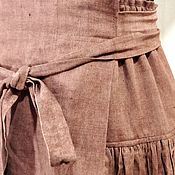 Одежда handmade. Livemaster - original item Linen skirt 