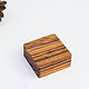 Gift wooden box made of Zebrano. Gift wrap. Spirit of tree. Online shopping on My Livemaster.  Фото №2