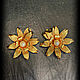 Love of flowers. Star clips. The 1950s. Vintage earrings. Antik Boutique Love. Online shopping on My Livemaster.  Фото №2