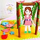 "Кукольный домик" из фетра. Мягкие игрушки. iLayda Toys (ilaydatoys). Ярмарка Мастеров.  Фото №6