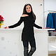 Black dress sweater Dress long sleeve winter dress, Dresses, Sofia,  Фото №1