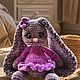 Зайка с длинными ушами игрушка амигрумми, оберег для всей семьи, Амигуруми куклы и игрушки, Новочеркасск,  Фото №1