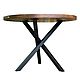 Dining table with a table top made of elm slabs. Tables. Custom furniture making U.LOFT. My Livemaster. Фото №5
