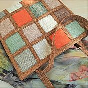 Сумки и аксессуары handmade. Livemaster - original item Summer tote, women`s summer bag, eco-bags made of linen, 225. Handmade.