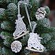 Skates lace, 2 pieces. Nutcracker Series, Christmas decorations, Moscow,  Фото №1