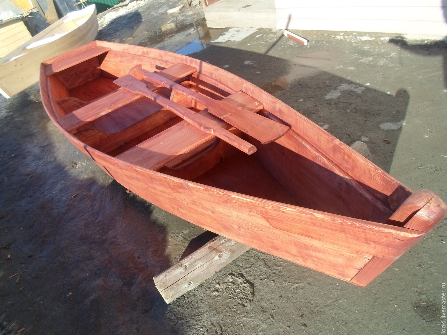Разборная деревянная лодка