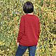 Order Tweed ruby sweater. Оксана Акимова Вязание на заказ. Livemaster. . Sweaters Фото №3