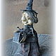 Ведьма миссис  Ester Hoggarth((Уехала в коллекцию). Интерьерная кукла. Мир кукол Лоры Пинтсон. Ярмарка Мастеров.  Фото №6