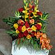 Заказать Композиция из силиконовых цветов "Краски осени '. Flowers16kzn-. Ярмарка Мастеров. . Композиции Фото №3