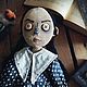 Интерьерная кукла Уэнсдей. Интерьерная кукла. Amazing dolls. Интернет-магазин Ярмарка Мастеров.  Фото №2