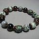 Order Bracelet moss agate, agate Botswana, rauchtopaz Mystery forest. Beautiful gifts for the good people (Alura-lights). Livemaster. . Bead bracelet Фото №3