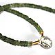 "Magic of green" колье. Колье. Nadin-beads. Интернет-магазин Ярмарка Мастеров.  Фото №2