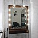 Make-up mirror with lamps. Mirror. masterskaya-makashova. Online shopping on My Livemaster.  Фото №2