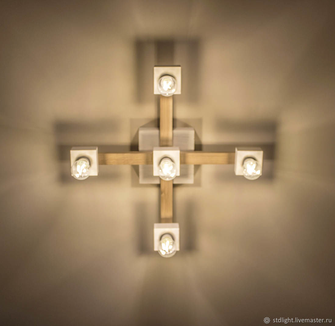 Потолочный светильник в скандинавском стиле с открытыми лампами купить ...