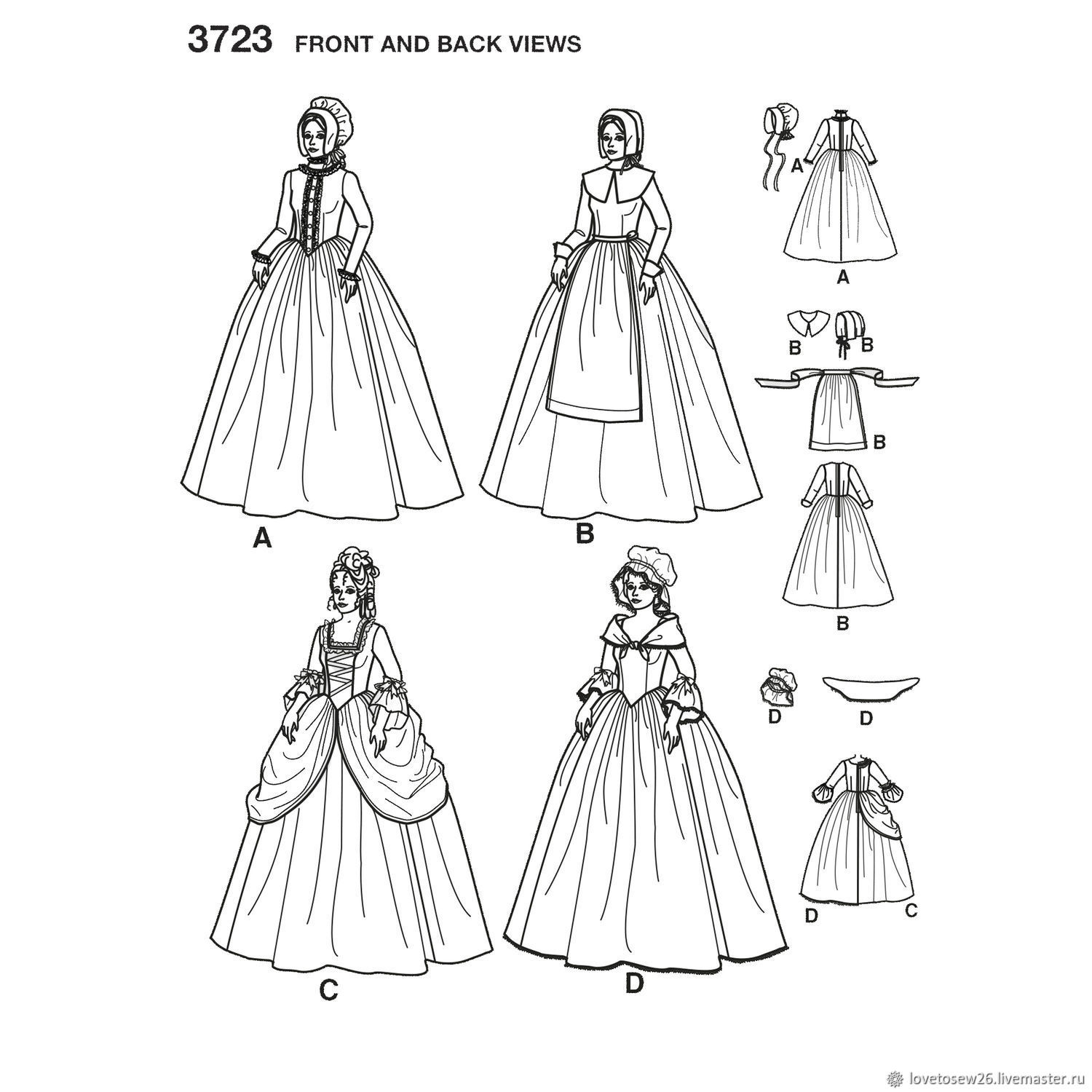 Записки художника: Бал в Версале. Часть 4. Как я шила платье 18 века на бал в Версаль.