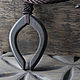 Yoni pendant made of natural stone, black shungite. Pendants. keledrocks. My Livemaster. Фото №4