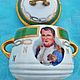 Винтаж: Старинная сахарница Napoleon фарфор марки Porcelaine de Luxe Фр. Кухонная утварь винтажная. Антиквариат и винтаж из Франции. Интернет-магазин Ярмарка Мастеров.  Фото №2