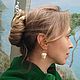 Flora Mammoth Tusk Earrings. Earrings. NGS Masters. My Livemaster. Фото №6