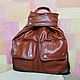 Backpack leather women's Trussardi, Classic Bag, Noginsk,  Фото №1