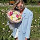 Пиджак flowers оверсайс. Пиджаки. LAMPASOVABRAND. Ярмарка Мастеров.  Фото №4