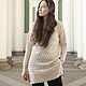Knitted jumper, SUNNY DAY cotton tunic. Jumpers. Dobryy_vyaz. Online shopping on My Livemaster.  Фото №2