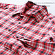 Рубашки: Мужская рубашка из льна в красную клетку. Рубашки мужские. Alavi_Nature_Lux. Интернет-магазин Ярмарка Мастеров.  Фото №2