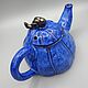 Ceramic teapot 'Blue pumpkin' 550 ml. Teapots & Kettles. Shalfei Ceramics. Online shopping on My Livemaster.  Фото №2