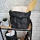 Корзина-мешок для хранения L 36*20*20 см./цвет черный, Корзины, Москва,  Фото №1