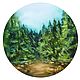 Oil painting forest Forest landscape, Pictures, Moscow,  Фото №1