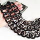 Chain Black Buffalo Horn Zebu 40cm Links Twist. Chains. - Olga - Mari Ell Design. Online shopping on My Livemaster.  Фото №2