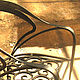 Silla de hierro forjado con estilo Art Nouveau. Chairs1. Forged Art. Интернет-магазин Ярмарка Мастеров.  Фото №2