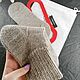 Носки вязаные из верблюжьей шерсти бежевые. Носки. Voy.knit. Ярмарка Мастеров.  Фото №4