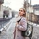 Leather backpack 'Charm with a fluffy tail', Backpacks, St. Petersburg,  Фото №1