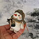 Snowman. Miniature figurines. Galina Skorobogatova. Online shopping on My Livemaster.  Фото №2