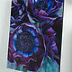 Painting 'Purple anemones' oil. canvas 80h100cm. Pictures. vestnikova. Online shopping on My Livemaster.  Фото №2