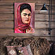 Frida Kahlo oil portrait, oil painting on canvas 40h60cm. Pictures. myfoxyart (MyFoxyArt). My Livemaster. Фото №5