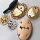 Винтаж: Брошь микровышивка Винтаж. Броши винтажные. broochivintage. Ярмарка Мастеров.  Фото №6