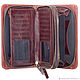 Leather clutch 'Willie' (red antique). Wallets. Russian leather Guild. Online shopping on My Livemaster.  Фото №2