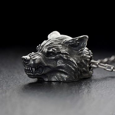 Украшения ручной работы. Ярмарка Мастеров - ручная работа Подвеска Волк. Handmade.