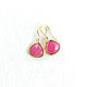 Earrings with pendants 'Paradox' small earrings, bright pink. Earrings. Irina Moro. My Livemaster. Фото №6