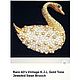 Винтаж: Винтажная брошь «Lady Swan/Лебедушка» от Kenneth Jay Lane (K.J.L.). Броши винтажные. Vintage Lux LA. Ярмарка Мастеров.  Фото №5