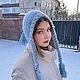 Шапка с завязками вязаная. Шапки. Тёплый подарок. Интернет-магазин Ярмарка Мастеров.  Фото №2