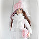 "Зимний микс" - сумочка+шляпка для куклы Барби, Одежда для кукол, Владивосток,  Фото №1